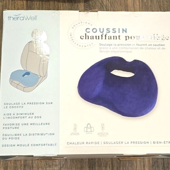 Therawèll Warming Memory Foam Seat Cushion - Picture 10 of 10